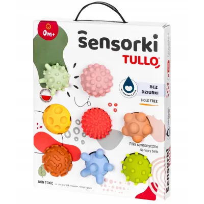 Tullo Piłeczki sensorki 8 szt bez dziurki