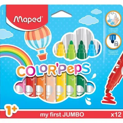 CREATIV flamastry Jumbo Color peps 12szt 