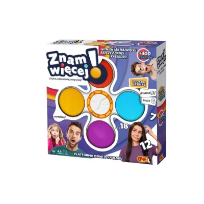 EPEE Znam więcej elektroniczna Gra familijna