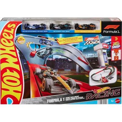 HOT WHEELS RACING FORMUŁA 1 zestaw torów + 3 autka HOT WHEELS RACING FORMUŁA 1 zestaw torów + 3 autka