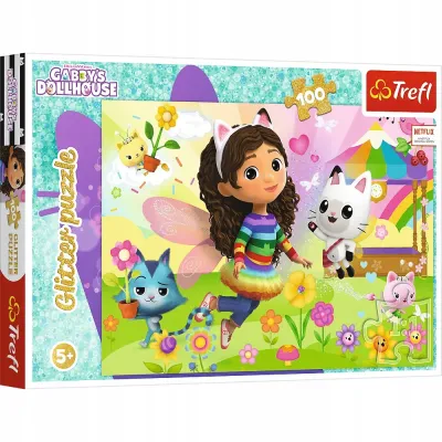 Trefl Puzzle 100 el Glitter Brokatowa Gabby Trefl Puzzle 100 el Glitter Brokatowa Gabby