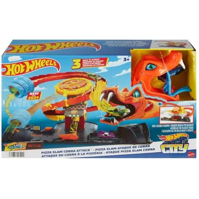 Hot Wheels City Odjazdowa pizza – Atak kobry Zestaw HTN81