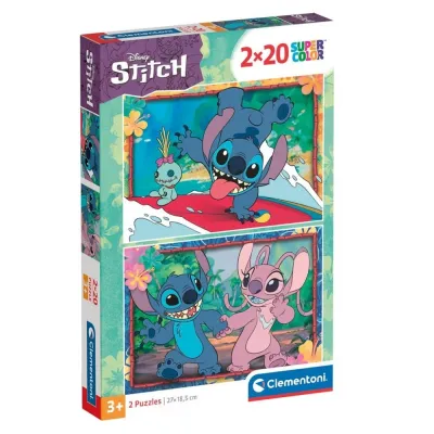 Clementoni Puzzle 2x20 el Super Kolor Stitch
