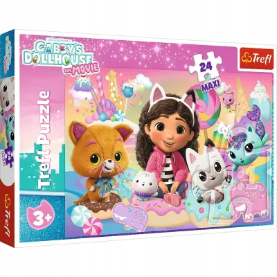Trefl Puzzle MAXI 24 el Koci świat Gabby Universal