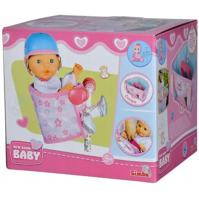 Fotelik rowerowy dla lalek Simba New Born Baby Fotelik rowerowy dla lalek Simba New Born Baby