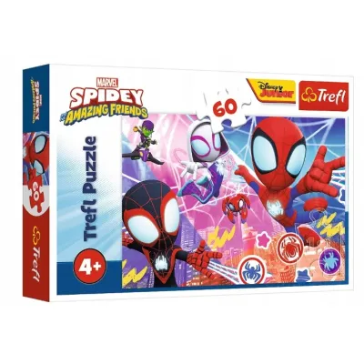 Trefl Puzzle 60 el Bohaterska przygoda Spidey