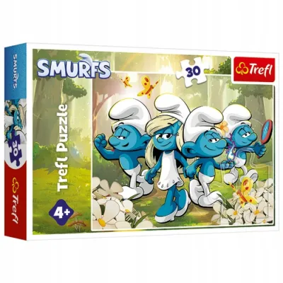 Trefl Puzzle 30 el Smerfne przygody