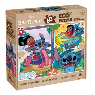Puzzle 60 dwustronne Lilo i Stitch - Lisciani