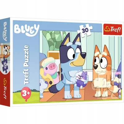 Trefl Puzzle 30 el Z Bluey zawsze jest wesoło