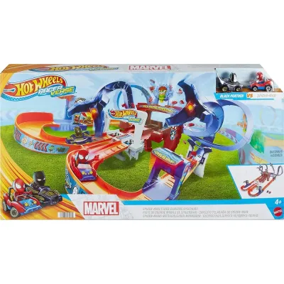 Tor Hot Wheels Pajęczynowy tor Spider-Mana MARVEL HPL34