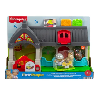 Zestaw interaktywny Fisher-Price Little People Friendly Horses Stable