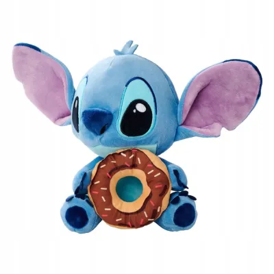 Maskotka Disney Stitch z donatem, 25 cm
