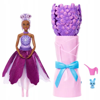 LALKA BARBIE Barbie Petal Pop Scented Doll JMF58 LALKA BARBIE Barbie Petal Pop Scented Doll JMF58