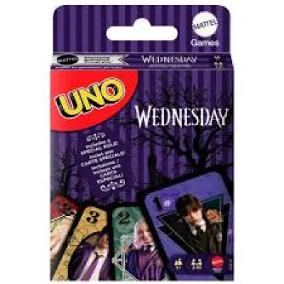 UNO Gra w karty WEDNESDAY Mattel
