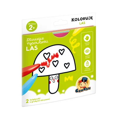 Dłuuugie rysowanki Koloruję las Czuczu Dłuuugie rysowanki Koloruję las Czuczu