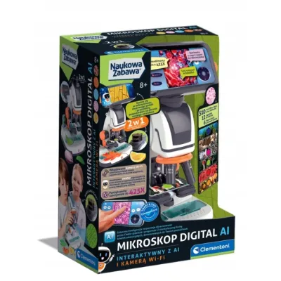 NAUKOWA ZABAWACMIKROSKOP DIGITAL CLEMENTONI 50406