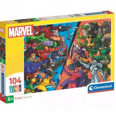 Puzzle 104 elementy Marvel Avengers 25061 Clementoni 6+ Puzzle 104 elementy Marvel Avengers 25061 Clementoni 6+