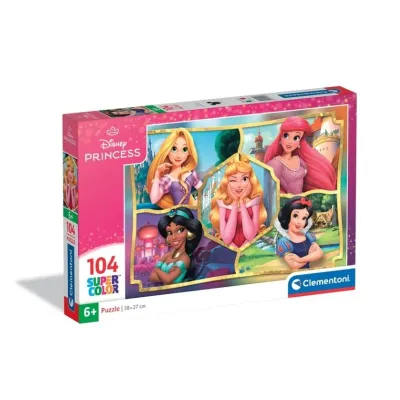 Puzzle 104 elementy Disney Księżniczki Princess 25057 Clementoni 6+ Puzzle 104 elementy Disney Księżniczki Princess 25057 Clementoni 6+