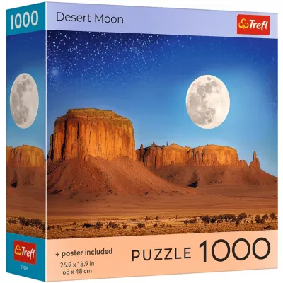 Puzzle Trefl 1000 elementów Puzzle 1000 USA Collection: Desert Moon