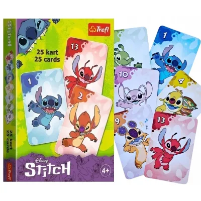 Stitch Karty Piotruś gra karciana Trefl