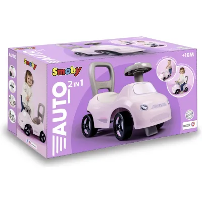Smoby Rowerek biegowy Auto Różowy