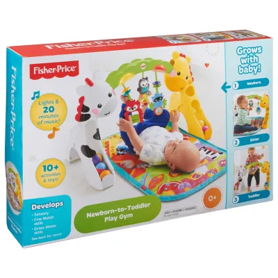 Fisher Price interaktywna mata dla niemowląt  3 w 1 CCB70