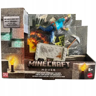 Mattel Minecraft Wybuchowy Minecart Escape JGP20