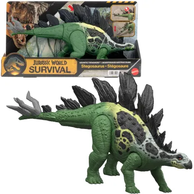 JURASSIC WORLD SURVIVAL DINOZAUR Stegosaurus duża figurka 35cm