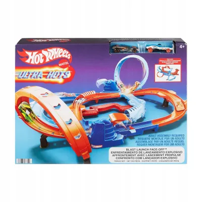 Hot Wheels Ultra Hots Pojedynek z turboprzyspieszeniem tor wyścigowy HXR71