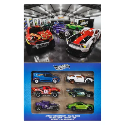 HOT WHEELS SILVER SERIES Legends Tour Multipack zestaw 6 aut JLB24