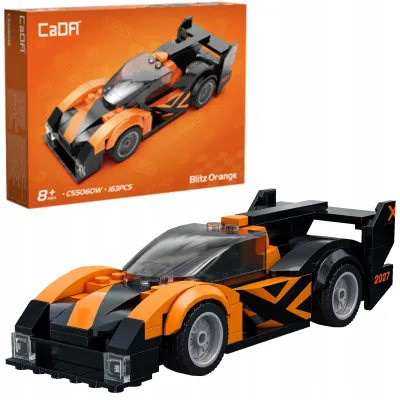 KLOCKI CADA SAMOCHÓD SPORTOWY BLITZ ORANGE 163 ELEMENTY