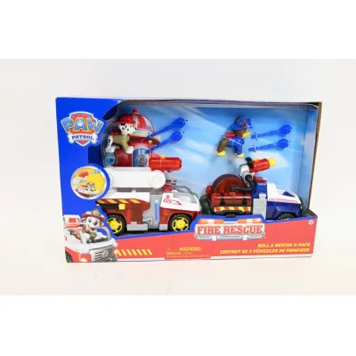 SPIN Psi Patrol Fire Rescue – pojazdy 2pak