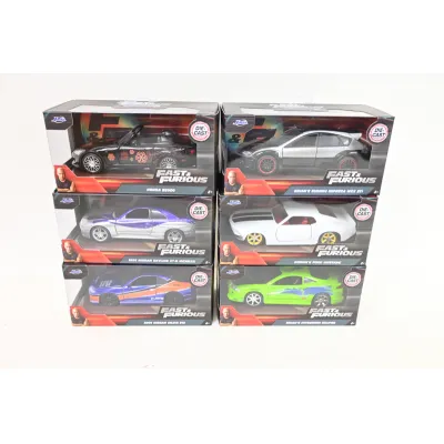 JADA auta metalowe 1:32 6 wzorów 