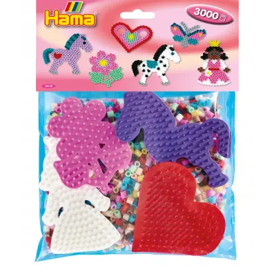 HAMA MIDI 4415 KORALIKI ZESTAW W WORECZKU RÓŻOWY