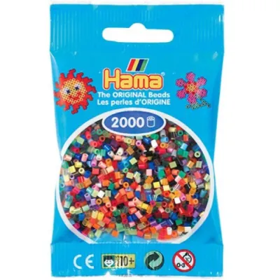 Koraliki do prasowania Hama Mini 2000 sztuk