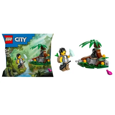 Klocki LEGO City 30665 Spotkanie z małym gorylem dżungla mały zestaw 5+