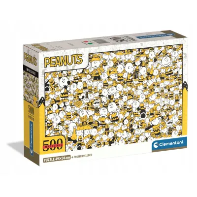 Puzzle Clementoni 500 el. Compact – Impossible Peanuts 35806