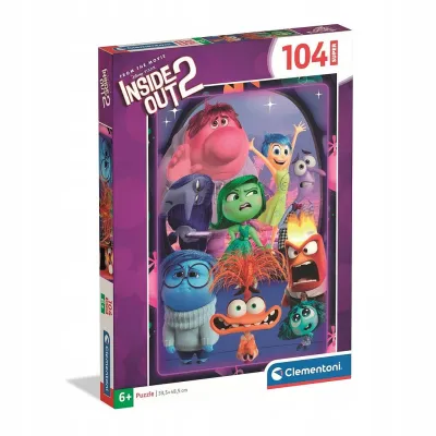 Puzzle 104 el. – SuperKolor Inside Out 2 25072 – Clementoni