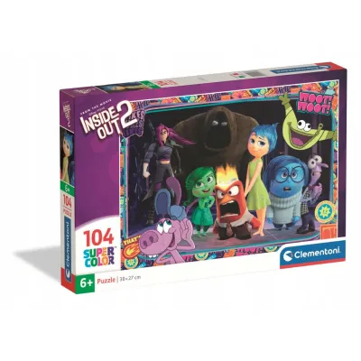 Puzzle 104 el. – SuperKolor Inside Out 2 25073 – Clementoni