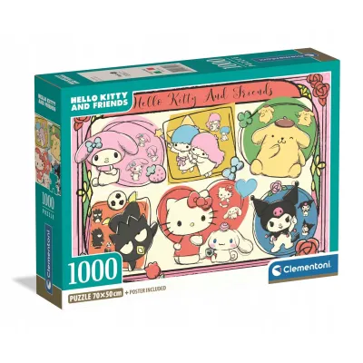 Puzzle Clementoni 1000 elementów – Hello Kitty