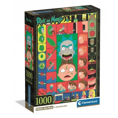 Puzzle 1000 elementów. Compact. Rick and Morty