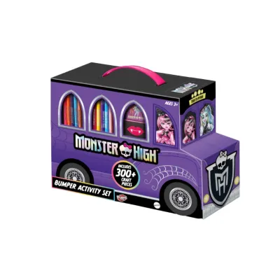 Mega zestaw kreatywny Monster High dla dzieci 3+ - rozwijaj wyobraźnię!