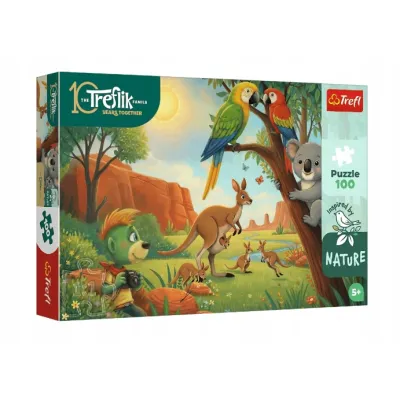 PUZZLE 100 INSPIRED BY NATURE KOALA I KANGURY 16594 TREFL