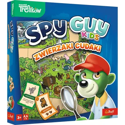 Gra planszowa Gra rodzinna Spy Guy Kids Zwierzaki Cudaki Trefl