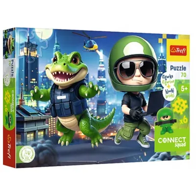 Puzzle Trefl 70 elementów PUZZLE 70 ELEMENTÓW CONNECT SQUAD MARK