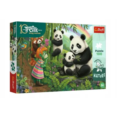 PUZZLE 100 INSPIRED BY NATURE PANDY 16595 TREFL