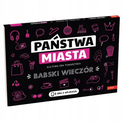 Gra imprezowa PAŃSTWA MIASTA BABSKI WIECZÓR towarzyska gra pełna śmiechu