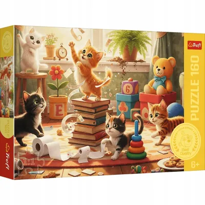 Puzzle Trefl 160 elementów Kocie psoty