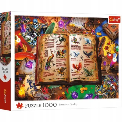 Puzzle Trefl 1000 elementów Atlas fantastycznych ptaków