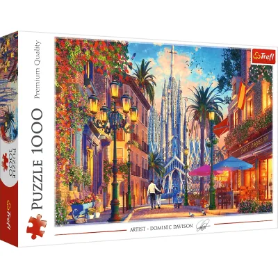 Puzzle Trefl 1000 elementów Barcelona Hiszpania